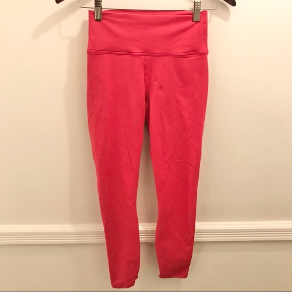 Fabletics Powerhold Leggings XS lipstick red pants - Picture 2 of 11